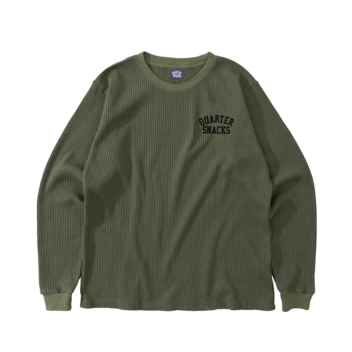 Printed Thermal Longsleeve Tee- Olive