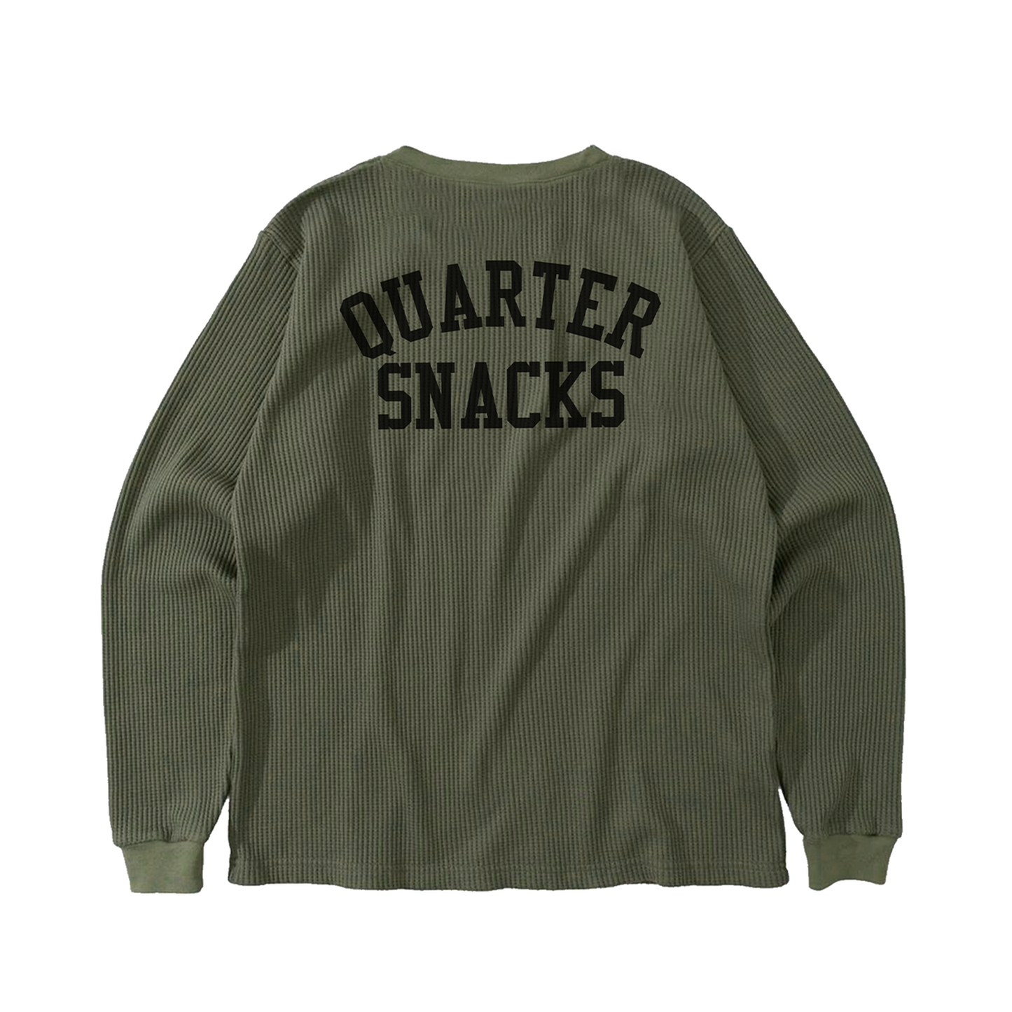 Printed Thermal Longsleeve Tee- Olive