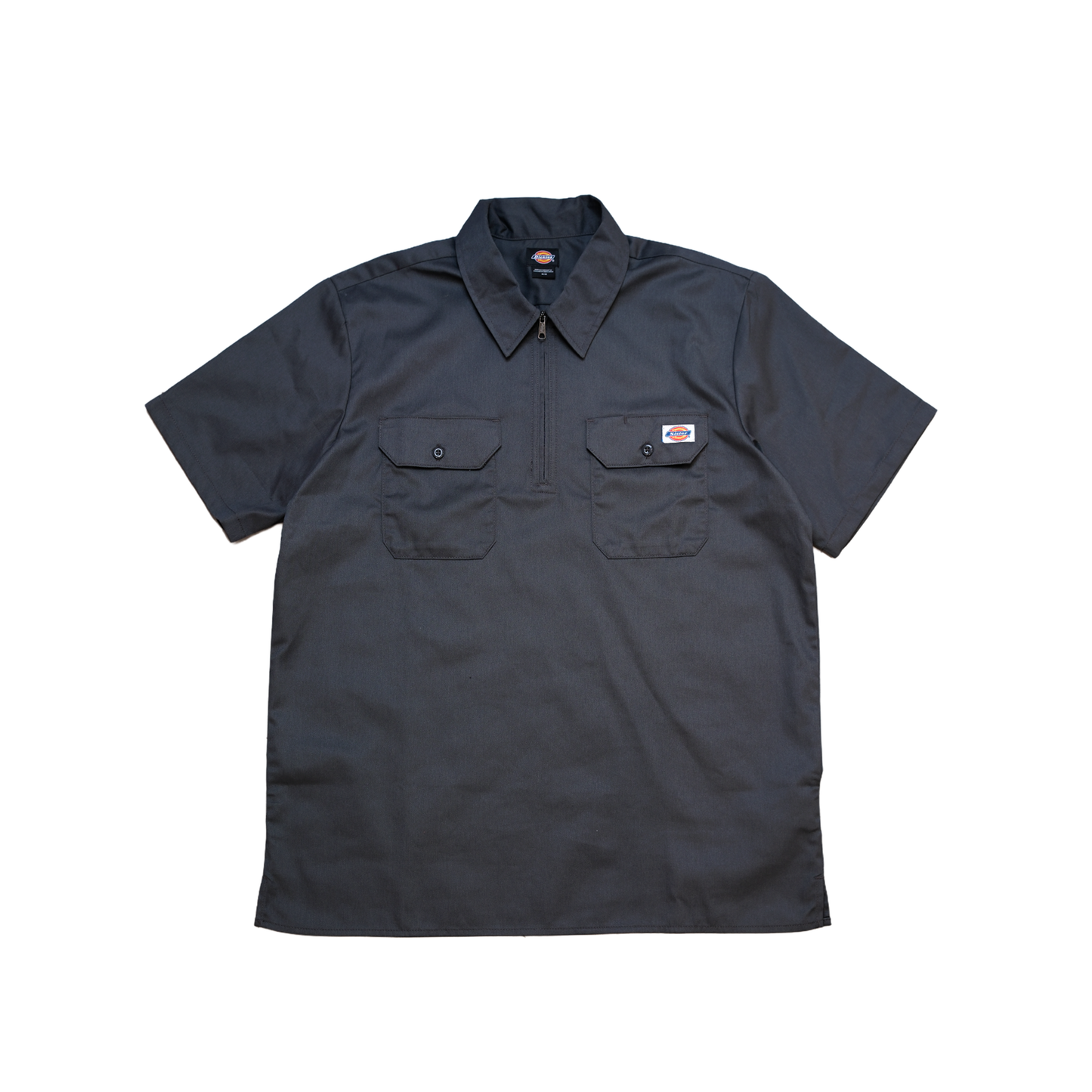 Sister x Dickies Quarter Zip Work Shirt- Charcoal
