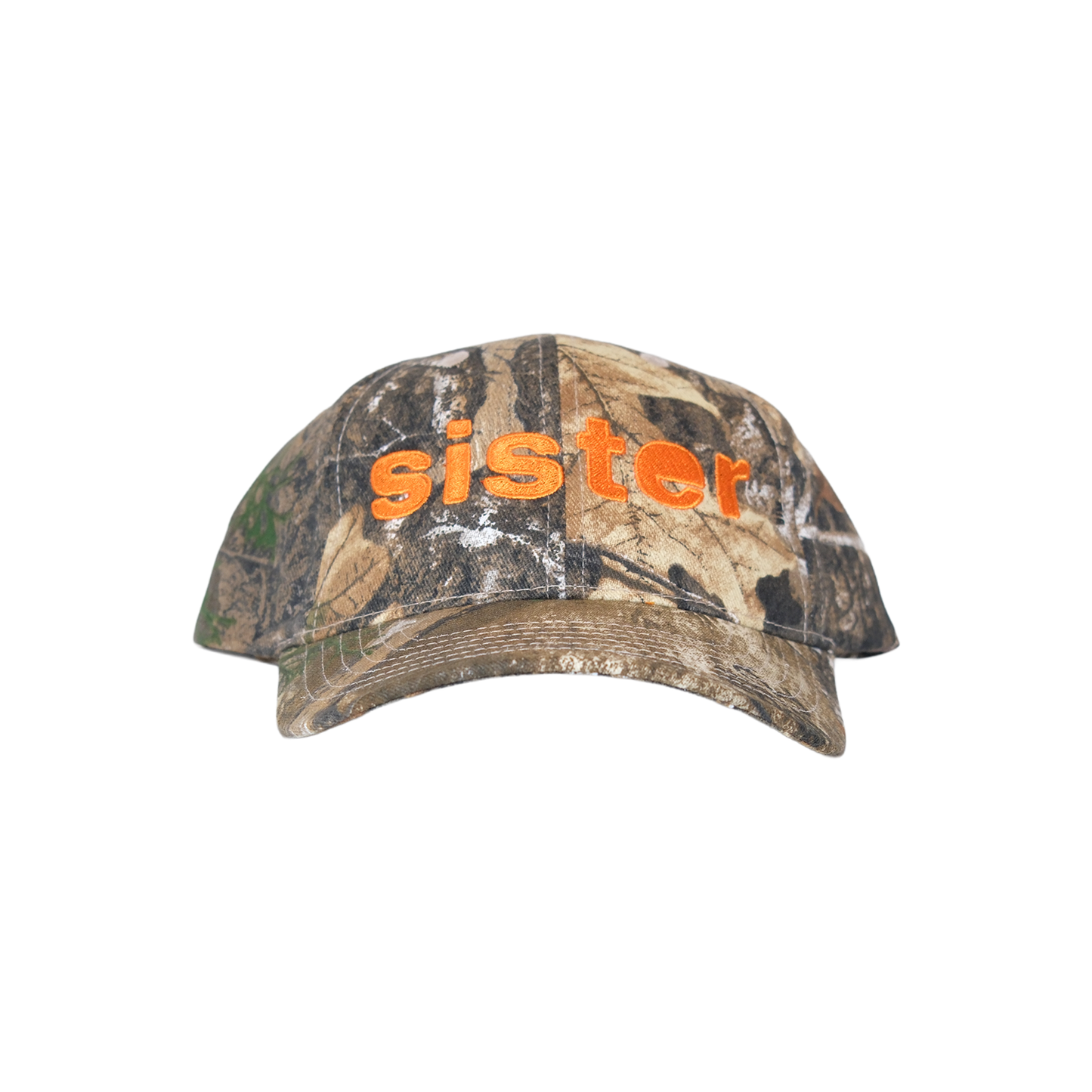 Sister Cap Orange Logo- Real Tree