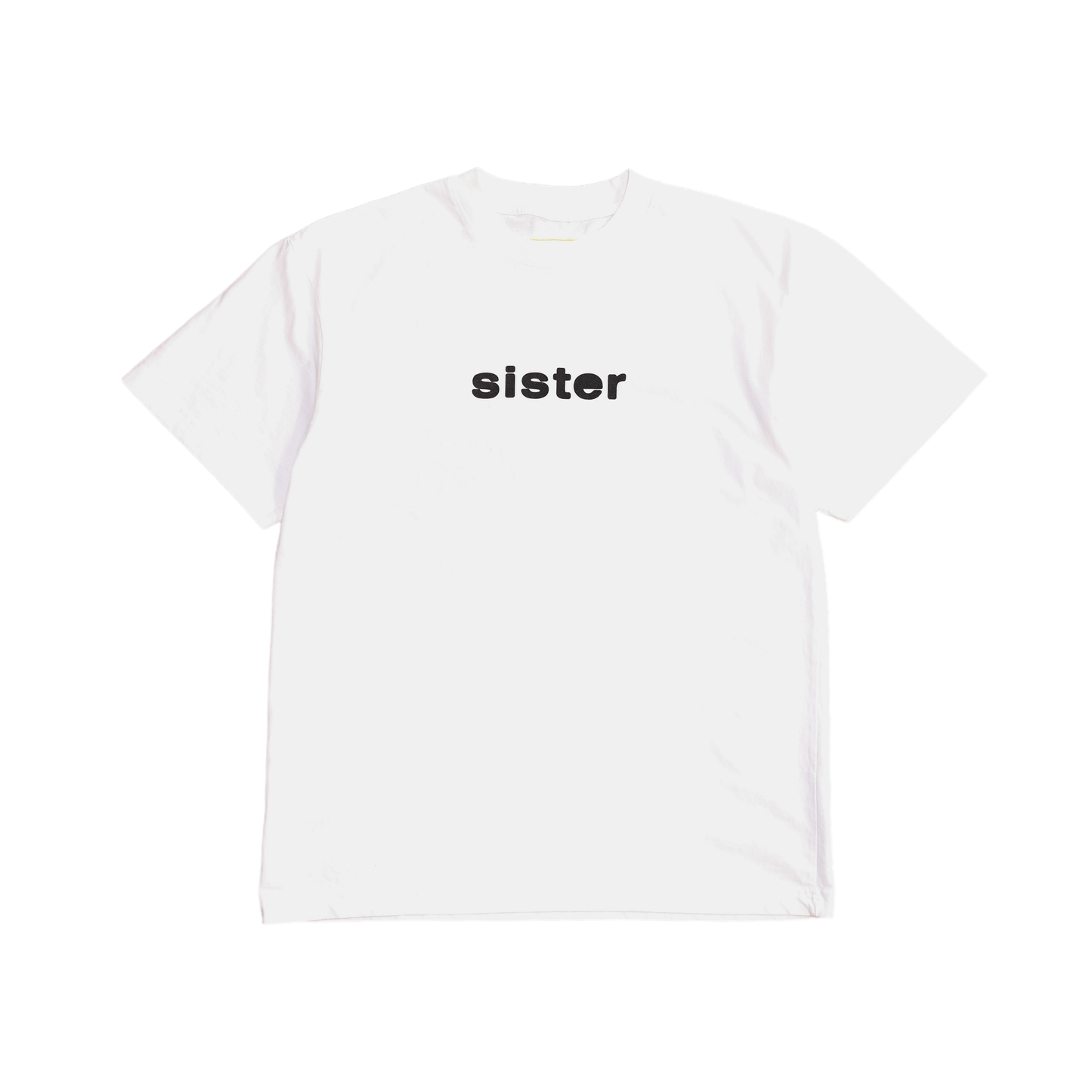 Sister Logo Tee- White/Black