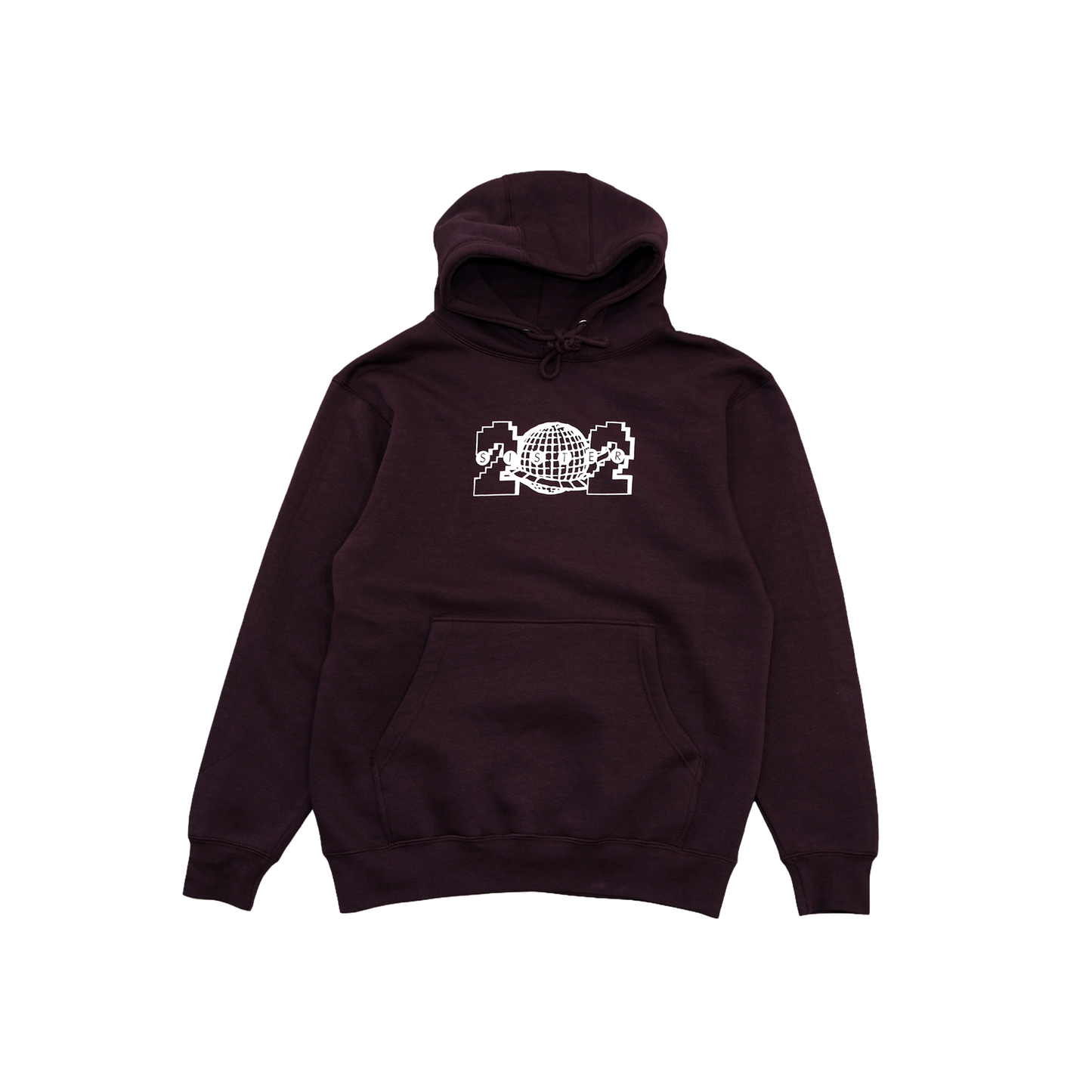 202 Hoodie- Burgundy