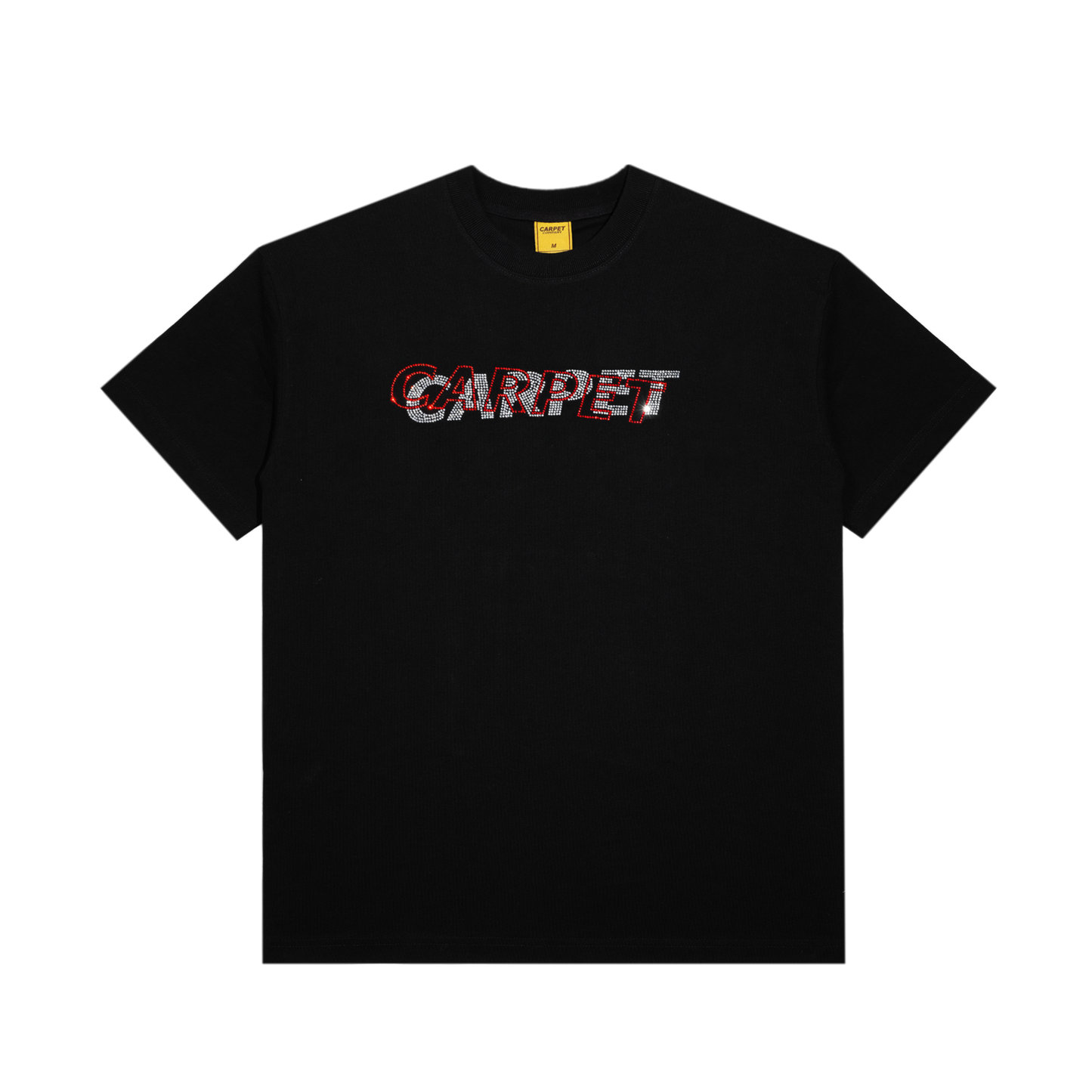 Misprint Rhinestone Tee- Black