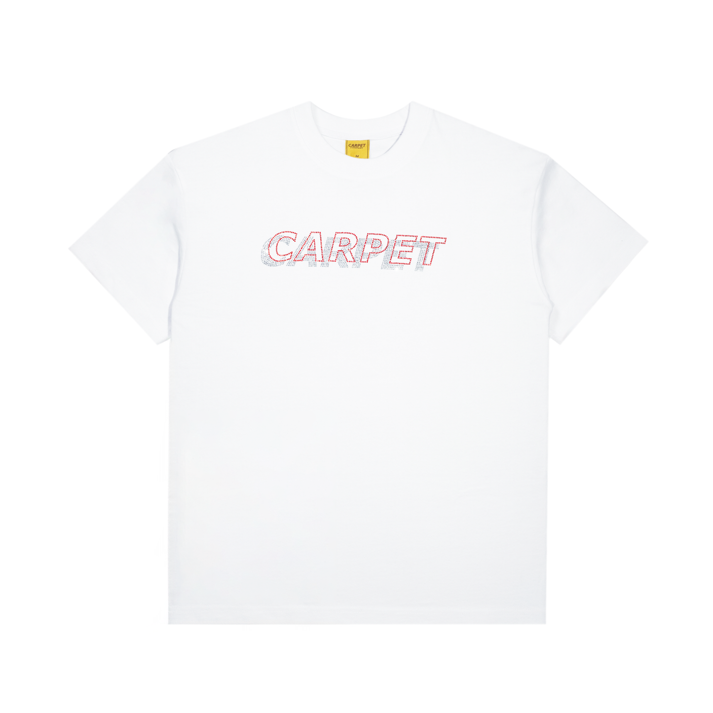 Misprint Rhinestone Tee- White