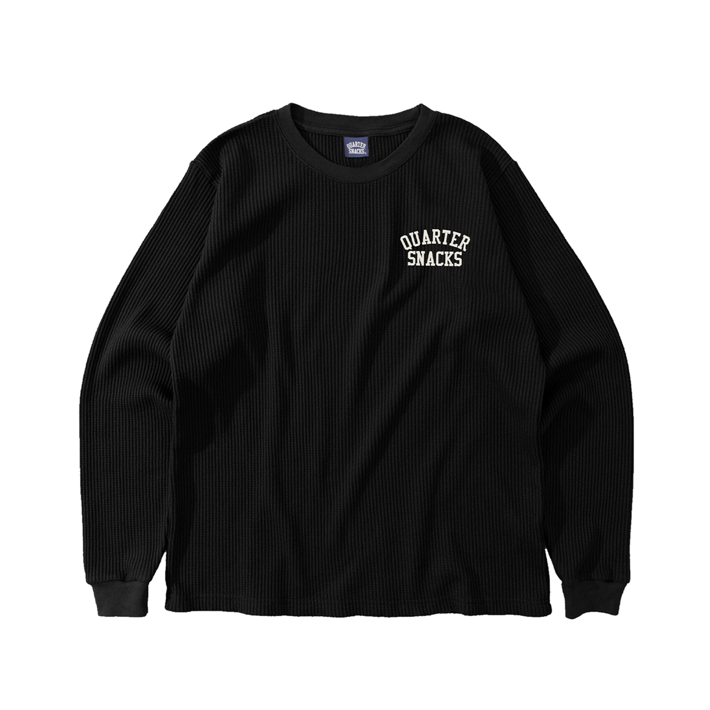 Printed Thermal Longsleeve Tee- Black