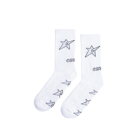 C-Star Socks- White